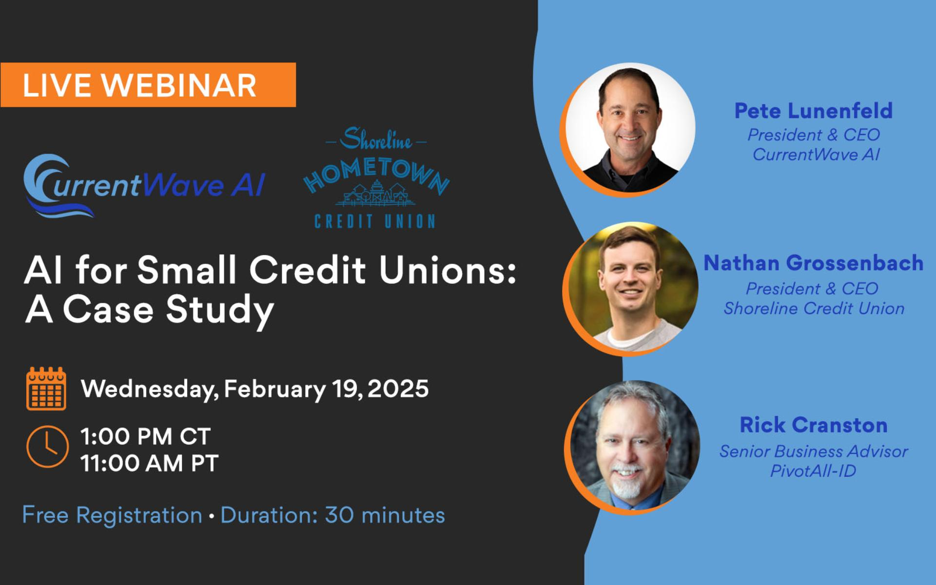 Live webinar — AI for Small Credit Unions: A Case Study